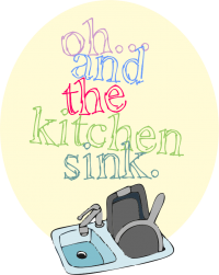 Oh… and the kitchen sink!